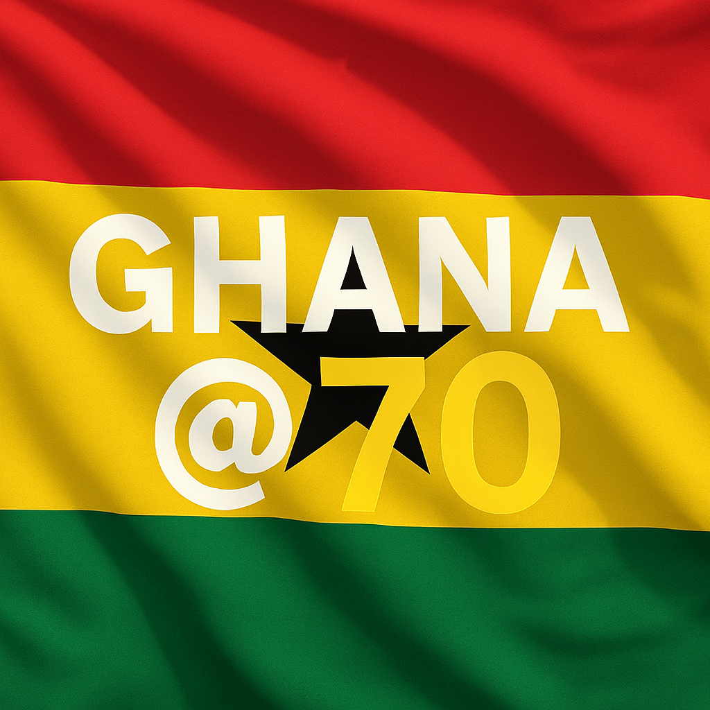 Leaders For Independence of Ghana and Africa, Flag of Ghana,Ghana@70 by Remo Kurka 2026